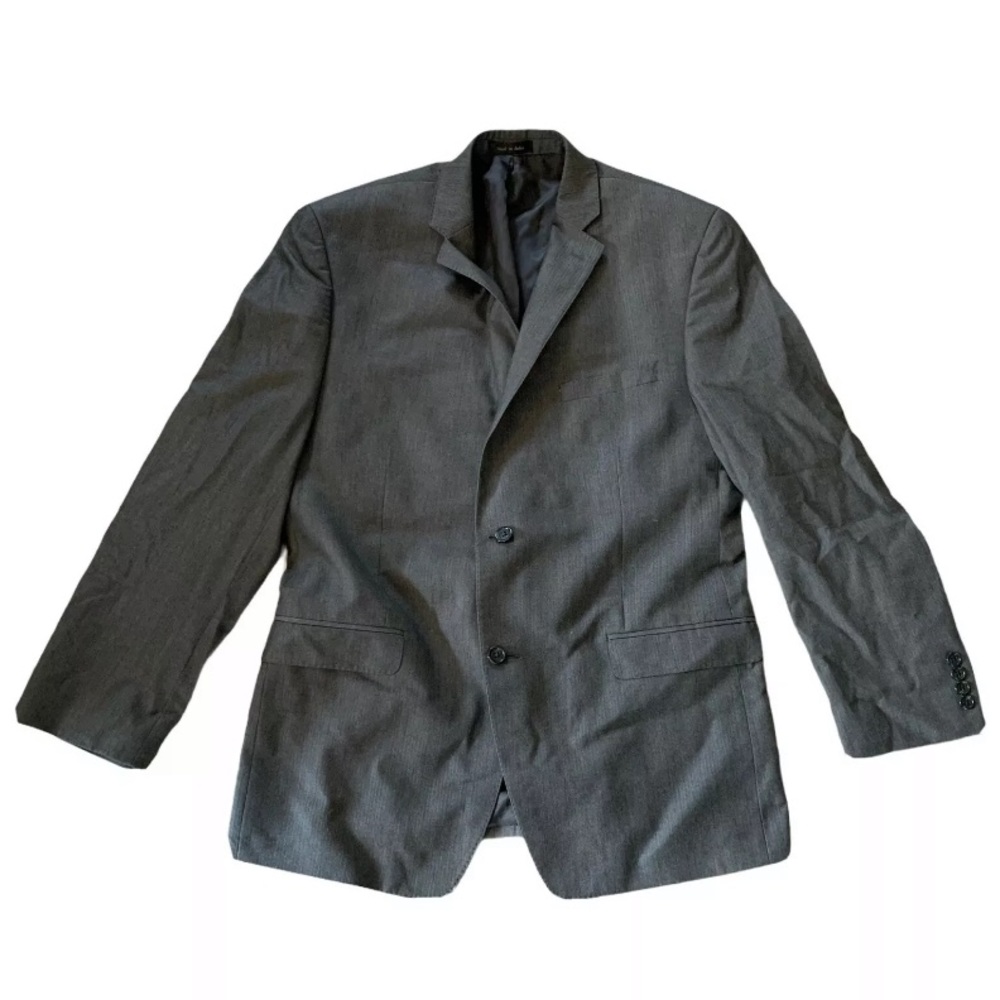 Calvin Klein Grey 2 Botton Blazer Jacker Mens 44R